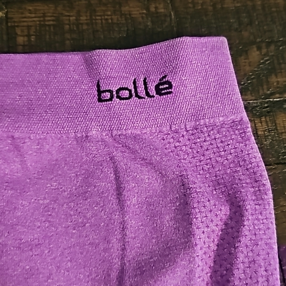 Bolle Fitted Light-weight Athletic Shorts, Pink Purple, Stretch, Size Large - Picture 3 of 5